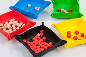 Portable Collapsible Bowls for Board Game Pieces