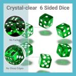 50PCS Classic 6-Sided Dice Set – 10 Colors