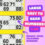 Bingo Books with 3600 Large Print Cards