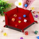 Double-Sided Folding Dice Tray for RPGs