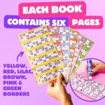 Bingo Books with 3600 Large Print Cards