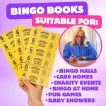 Bingo Books with 3600 Large Print Cards