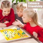 Multicolor Wooden Pawns and Dice for Board Games