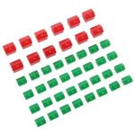 Monopoly Game Spare Parts: 44 Plastic Houses