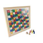 Wooden Snakes and Ladders Game for 2-6 Players