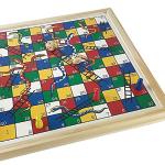 Wooden Snakes and Ladders Game for 2-6 Players