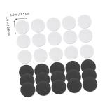 30pcs Round Replacement Checkers Game Pieces Set
