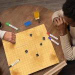 Dungeon Grid Game Mat with Dry Erase Markers
