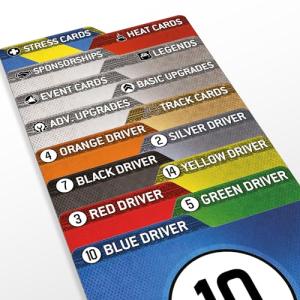 Heat: Pedal to The Metal Game Dividers - 15pcs