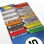 Heat: Pedal to The Metal Game Dividers - 15pcs