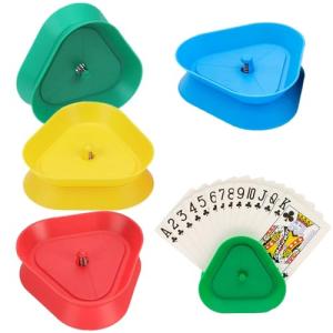 Jidyllic 4-Piece Triangle Card Holder Set