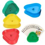 Jidyllic 4-Piece Triangle Card Holder Set