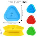 Jidyllic 4-Piece Triangle Card Holder Set