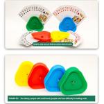 Jidyllic 4-Piece Triangle Card Holder Set