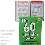 60th Birthday Quiz Game for Fun Celebrations