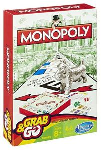 Grab and Go Monopoly Travel Game for Kids