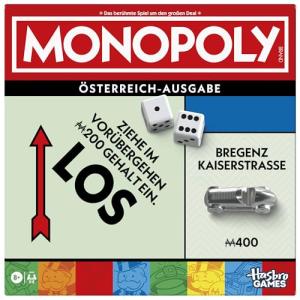 Monopoly Board Game with Storage and Larger Figures