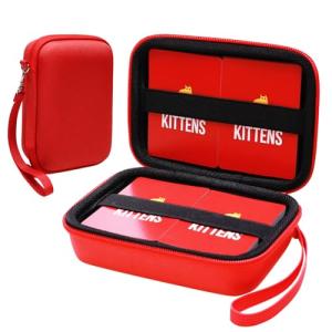 300+ Card Game Case for Various Games - Red