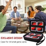 300+ Card Game Case for Various Games - Red