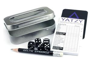 Yatzy Travel Tin – Compact Dice Game Set