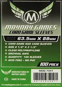 Card Game Sleeves 100 Pack - 63.5mm x 88mm