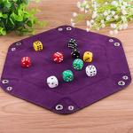 Hexagon Folding Dice Tray Set for RPG Games