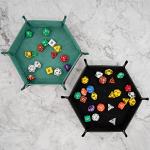 Hexagonal Dice Trays for RPG and Table Games