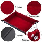 Double-Sided Dice Tray with Velvet Interior
