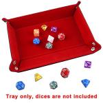 Double-Sided Dice Tray with Velvet Interior
