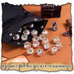 Foldable DND Dice Tray and Bag – Green Eyes