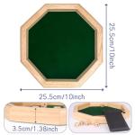 Wooden Dice Tray with Track for DND & RPG
