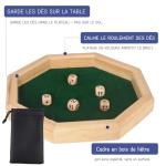 Wooden Dice Tray with Track for DND & RPG