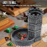 Castle Dice Tower with Tray for D&D Games