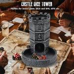 Castle Dice Tower with Tray for D&D Games
