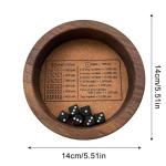 Farkle Classic Dice Set with Wooden Tray