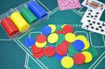 160 Opaque 38mm Plastic Poker Chips Set