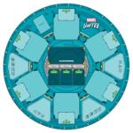Marvel United Multiverse Playmat for Board Games