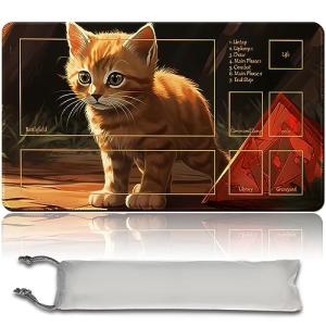 MTG Playmat with Bag - Adorable Kitten Design