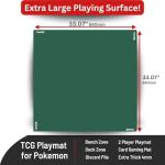 Black Premium Gaming Mat for Card Games