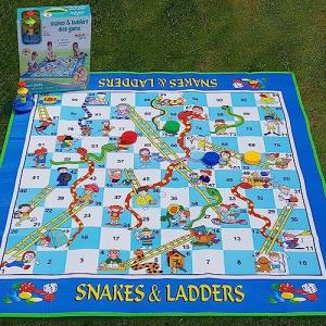 Giant Snakes & Ladders Game for Kids