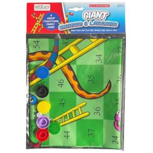 eMKay® Giant Snakes and Ladders Play Mat