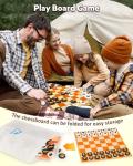 Coogam 3-in-1 Portable Chess Travel Game Set
