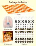 Coogam 3-in-1 Portable Chess Travel Game Set