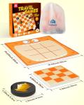 Coogam 3-in-1 Portable Chess Travel Game Set