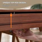 BKTSUNAMI Solid Wood Game Table for 4–6 Players