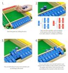 Shut The Box: Fun Wooden Dice Game for 4