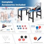 36" 6-in-1 Multi Games Table Set