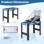 36" 6-in-1 Multi Games Table Set