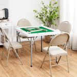 COSTWAY Folding Mahjong and Poker Game Table