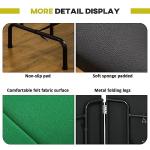 HOMCOM Folding Poker Table for 8 Players